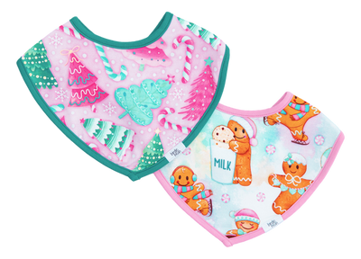 joy and meri bandana bib set