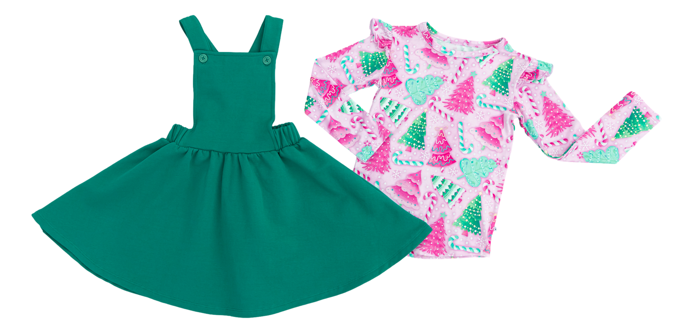 joy pinafore set