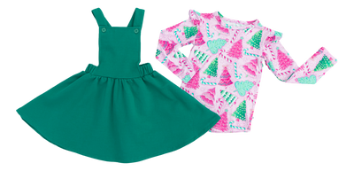 joy pinafore set