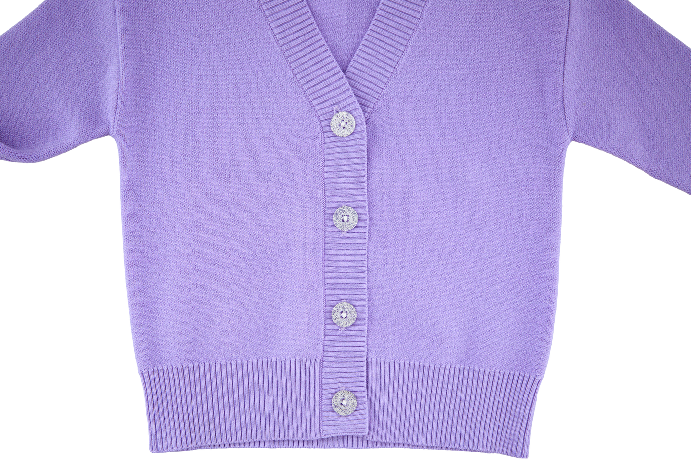 lavender knit cardigan