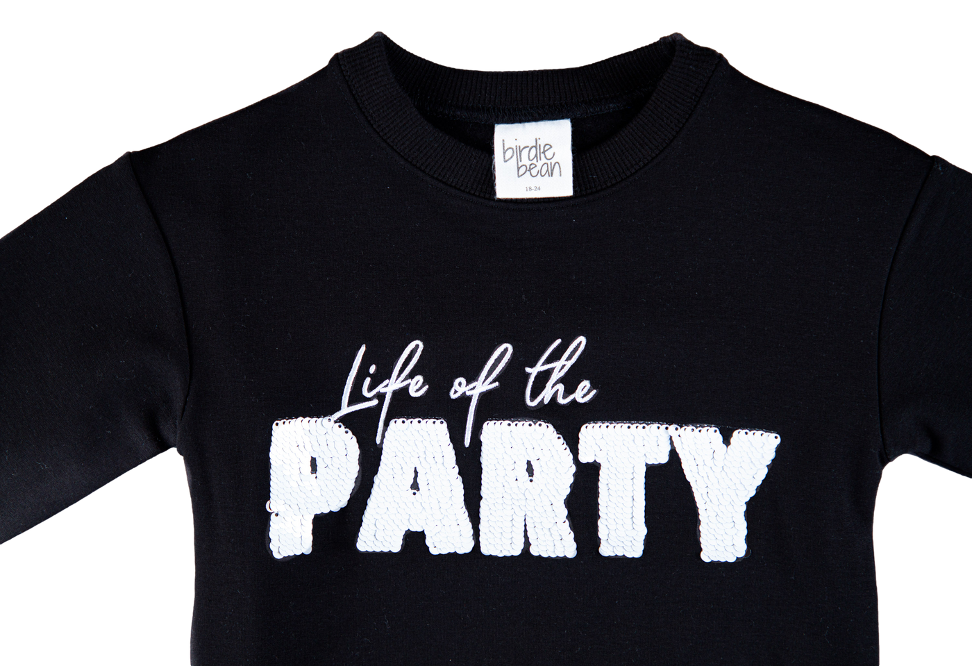 life of the party sequin crewneck sweatshirt