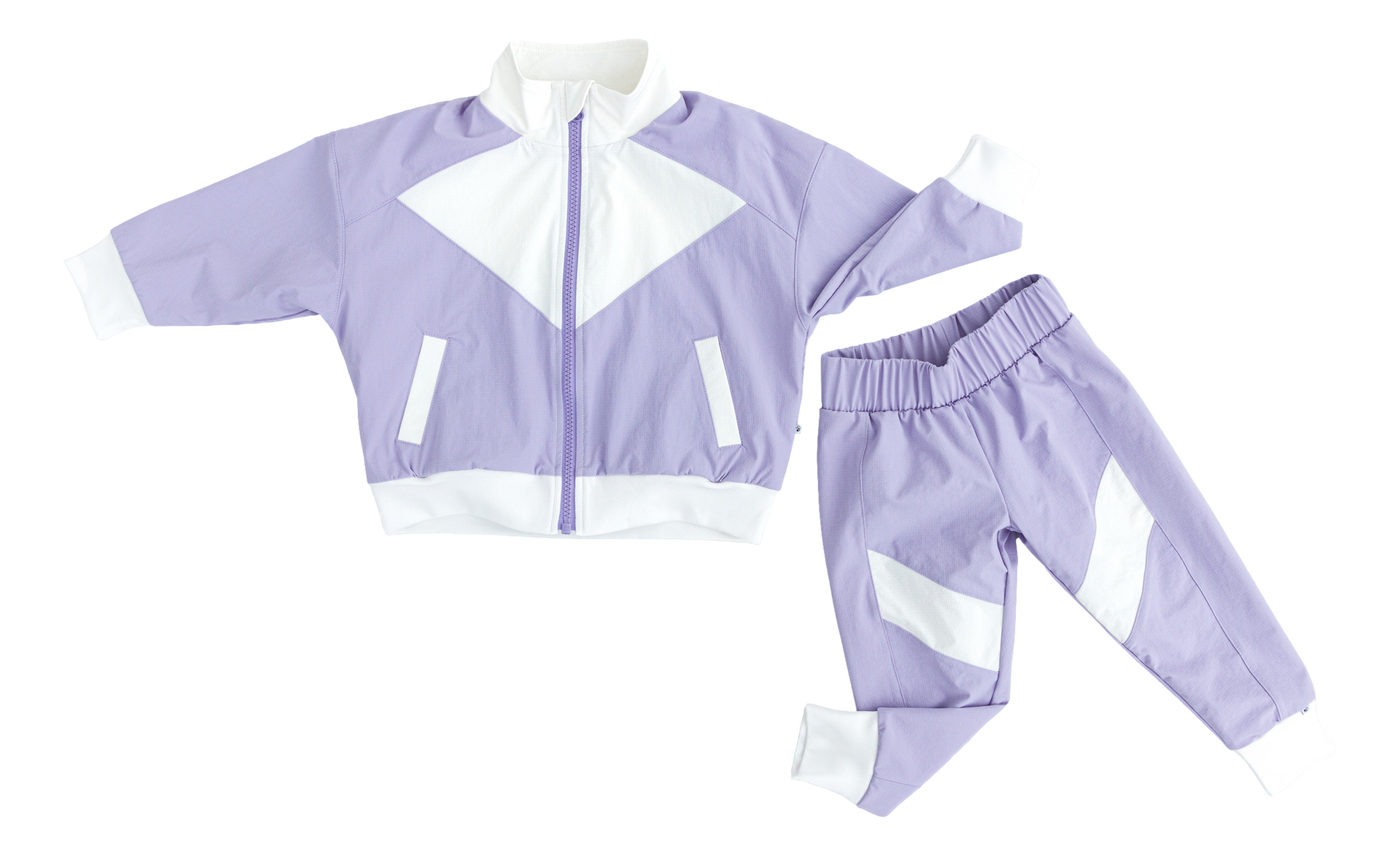 Lilac Windbreaker Set