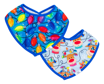 lucas and rudy bandana bib set