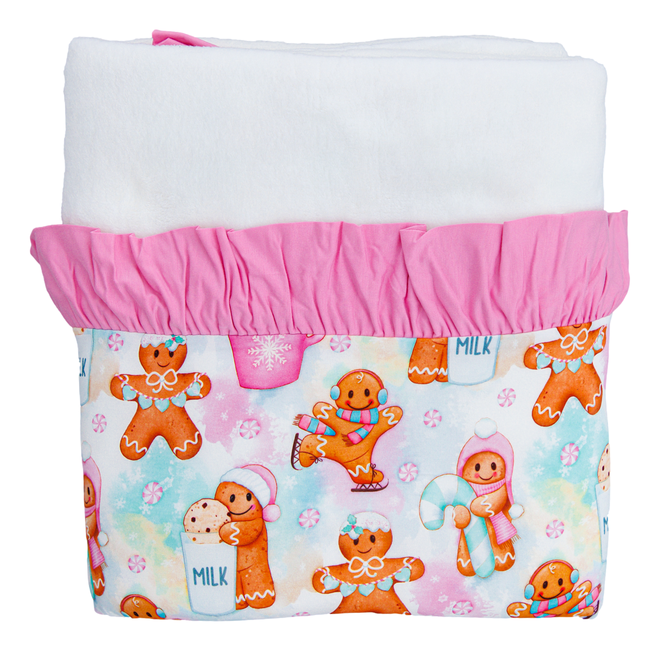 meri ruffle plush birdie blanket: TODDLER