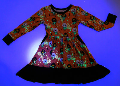 Michael glow-in-the-dark birdie dress