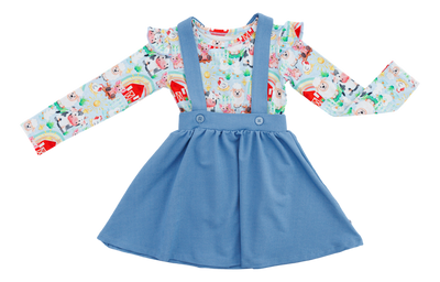 otis pinafore set