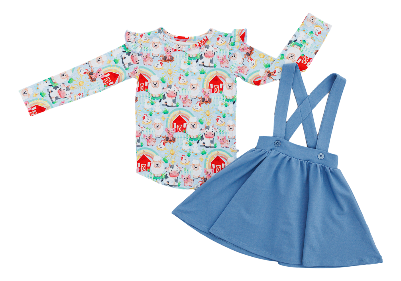 otis pinafore set