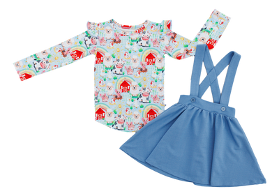 otis pinafore set