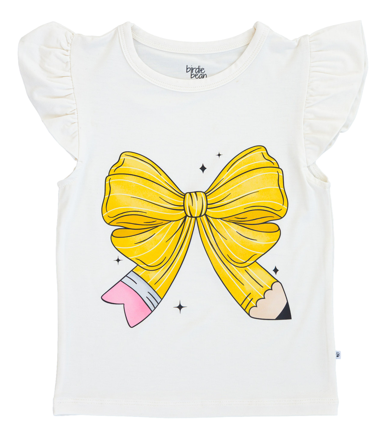 Pencil Bow Ruffle Top