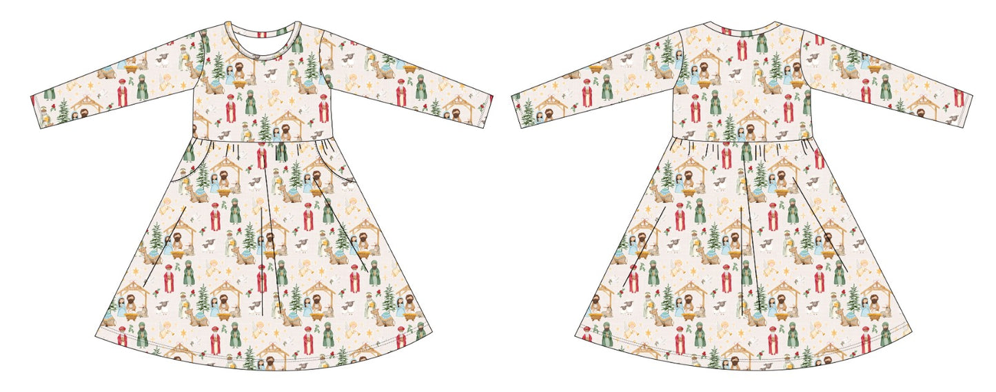 PRE ORDER: O Holy Night Bamboo Dress