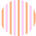 Pink/Orange Stripe