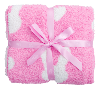 Pink Bunny Microfiber Blanket- TODDLER