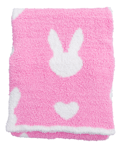 Pink Bunny Microfiber Blanket- TODDLER