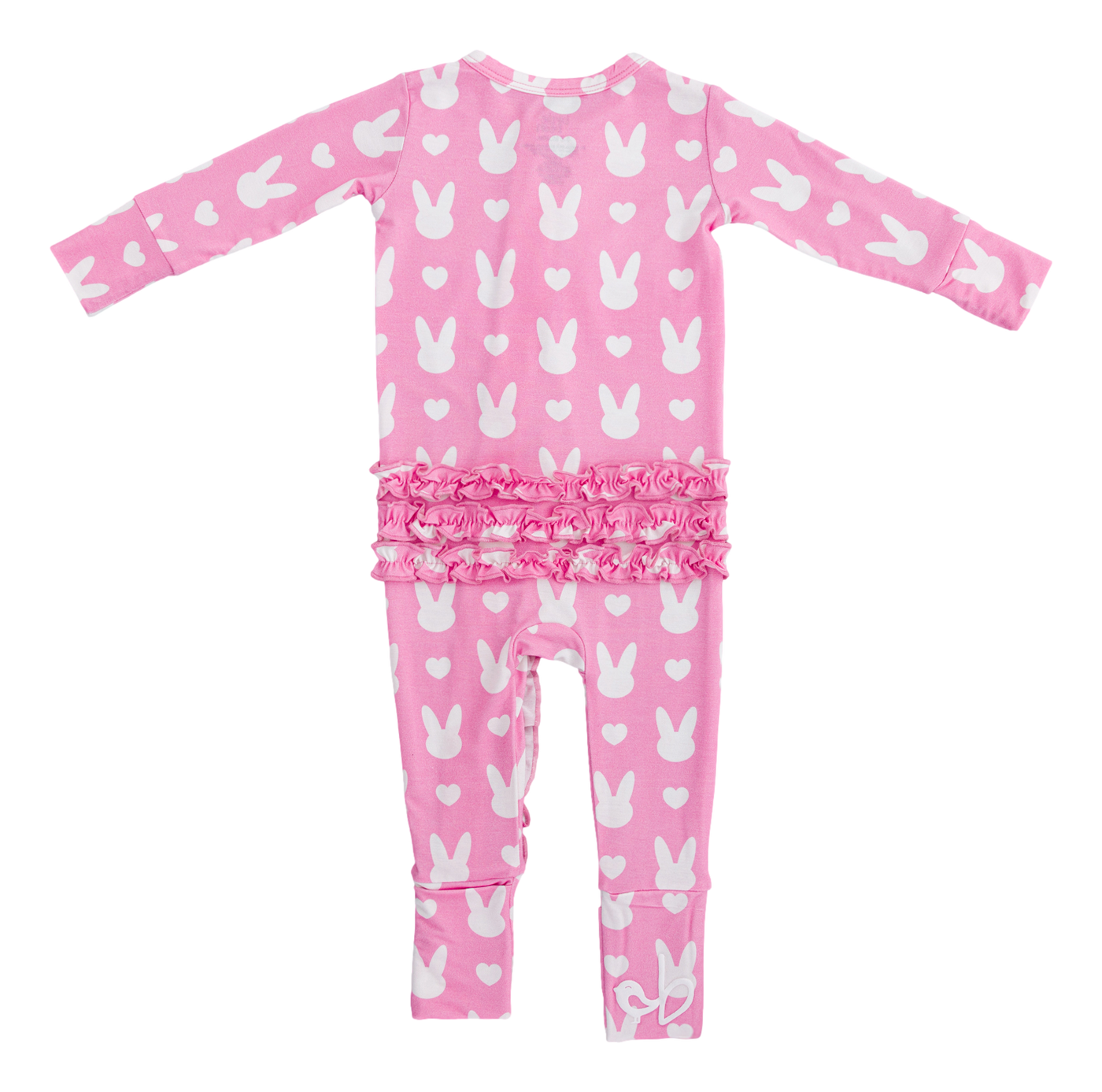 Pink Bunny Ruffle Convertible Romper