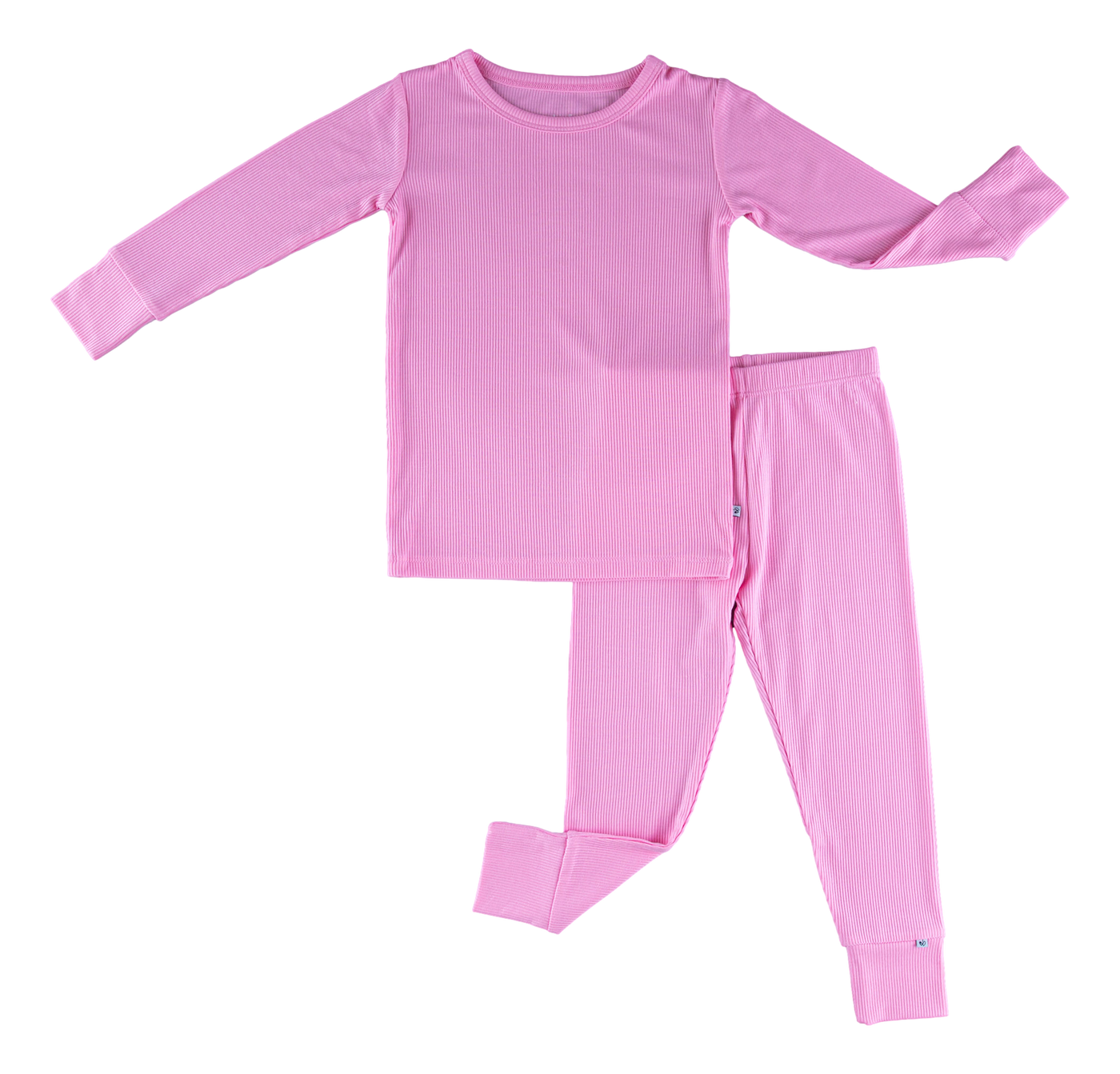 prism ribbed 2-piece pajamas