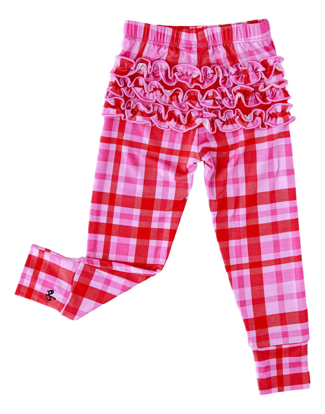 Pink/Red Plaid Leggings