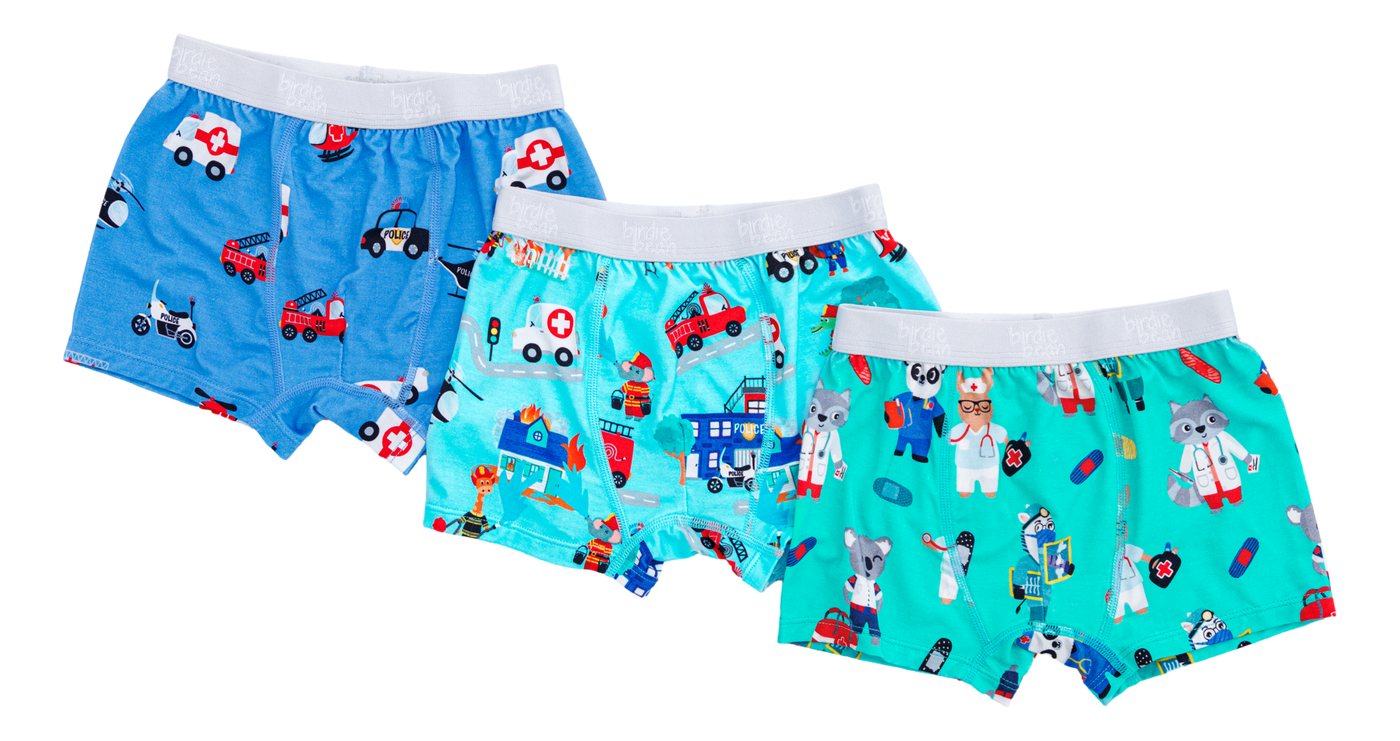 first responders boxer brief set