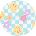 Retro Smiley Check