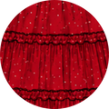 Ruby Velvet Tie Back