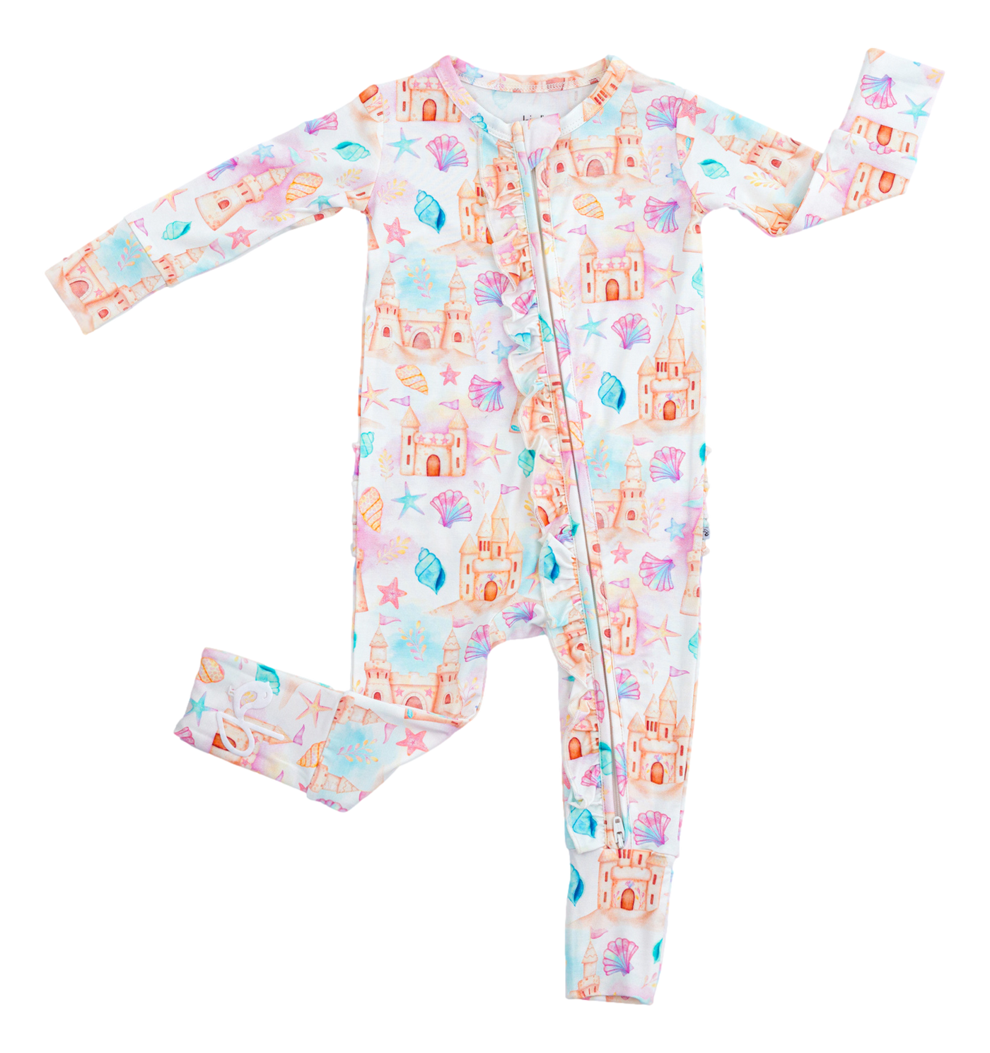 Sandra Ruffle Convertible Romper