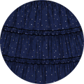 Sapphire Velvet Tie Back