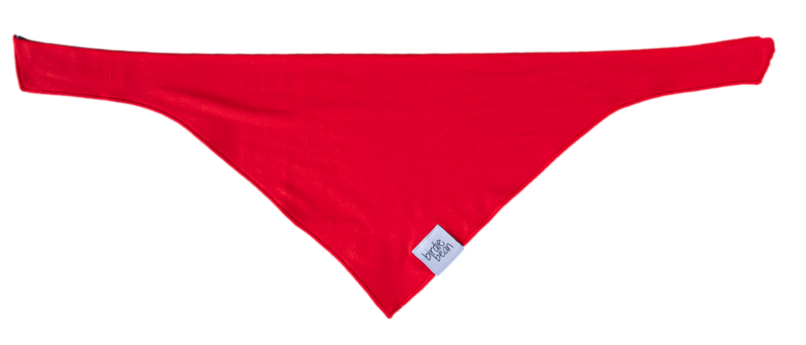 Red bamboo puppy bandana