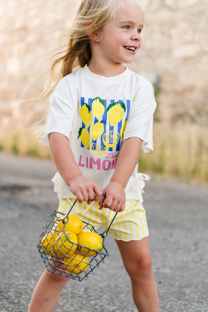 Limon Scalloped T-Shirt Set