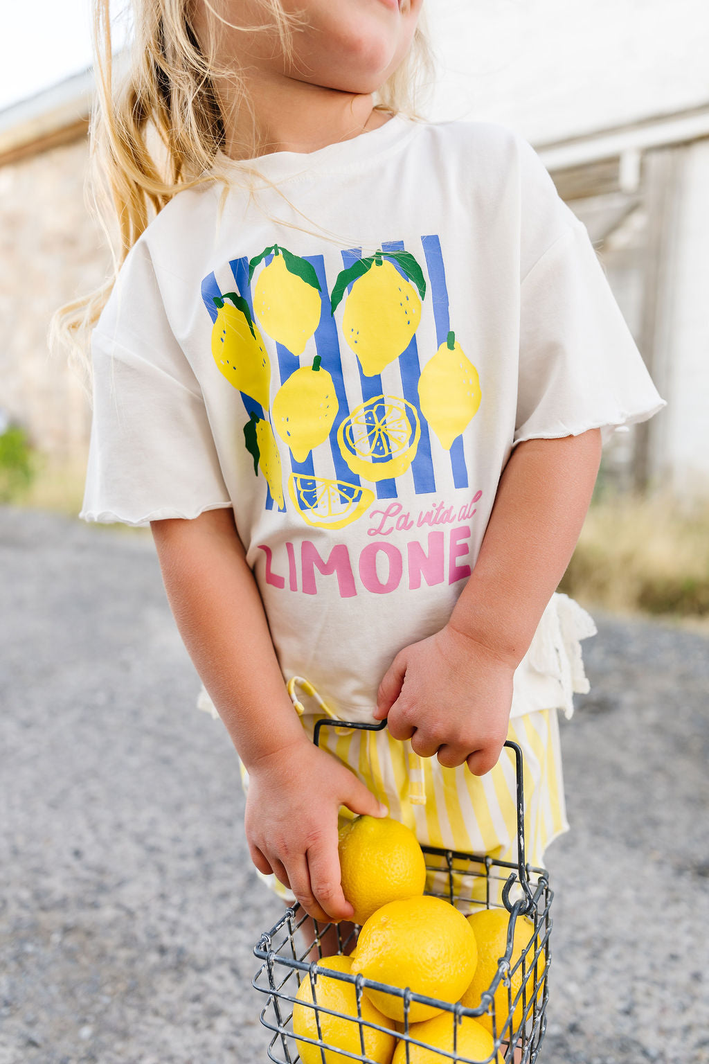 Limon Scalloped T-Shirt Set