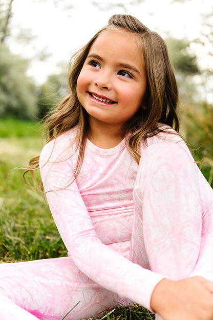 Pink Tree Camo 2-Piece Pajamas