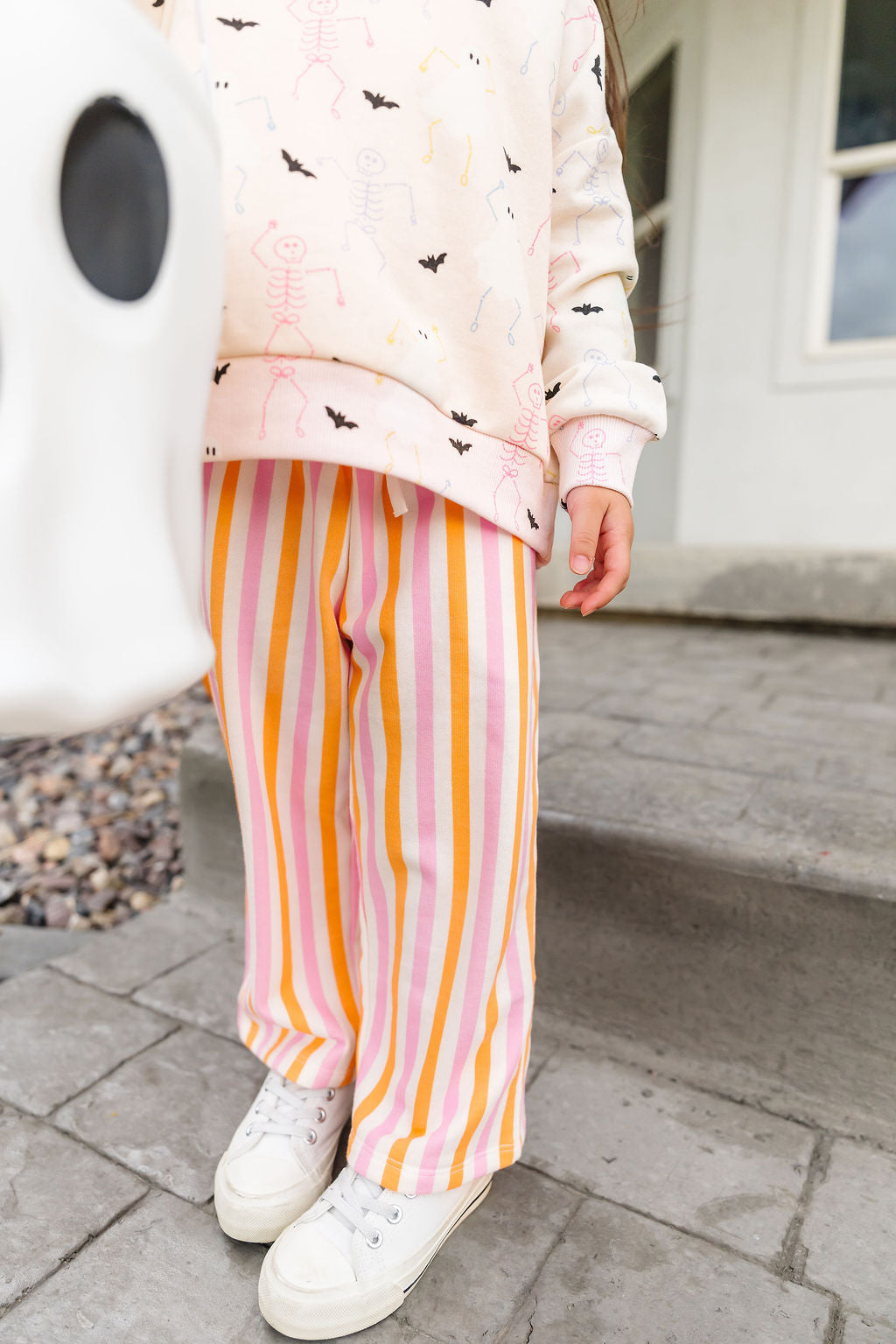 PRE SALE: Pink/Orange Stripe Sweatpants