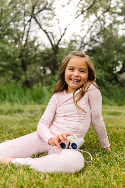 Pink Tree Camo 2-Piece Pajamas