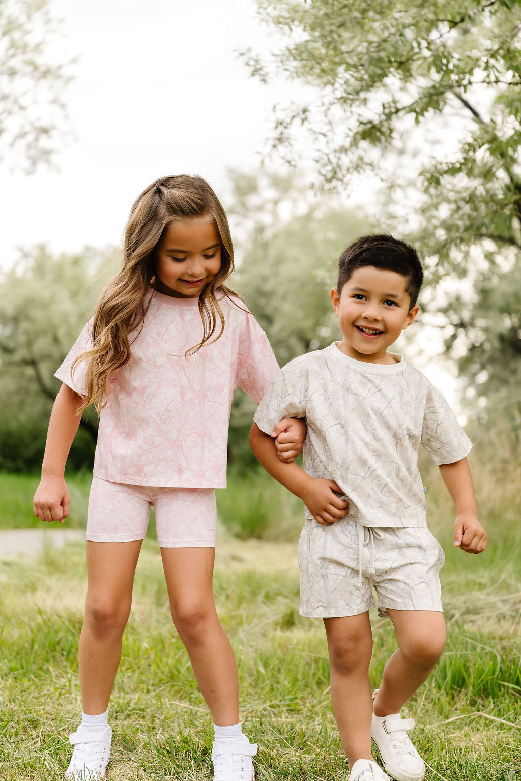 Tree Camo Bamboo/Cotton Shorts