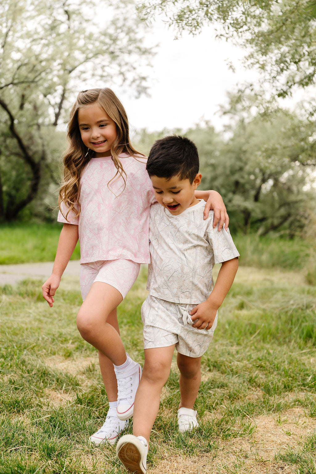 Tree Camo Bamboo/Cotton Shorts