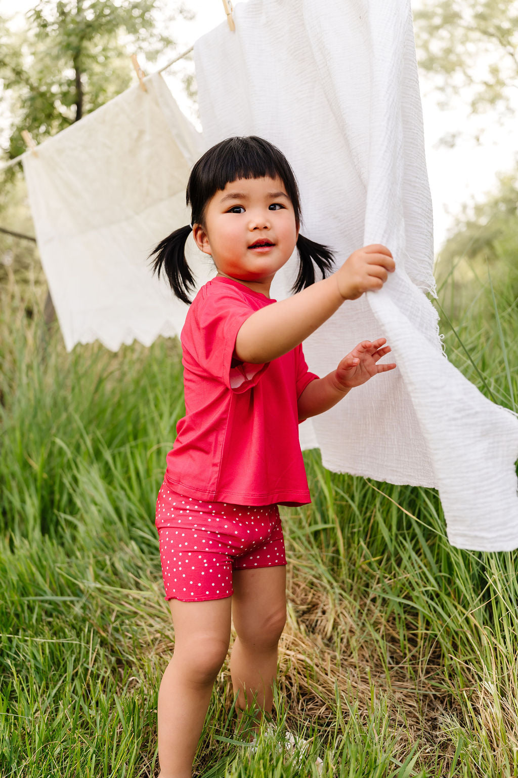 Berry Boxy Bamboo/Cotton T-Shirt
