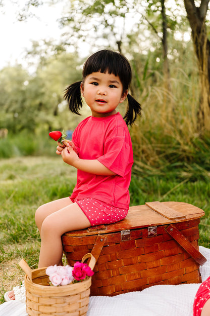 Berry Boxy Bamboo/Cotton T-Shirt