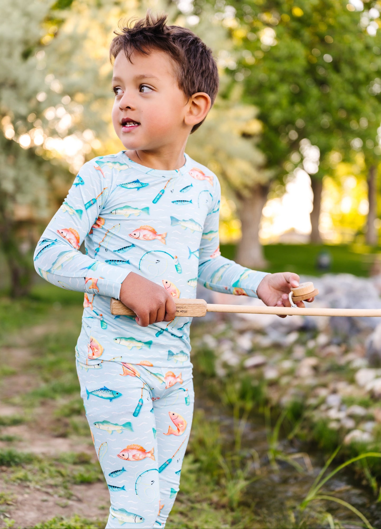 Catch Of The Day Bamboo Pajama Set