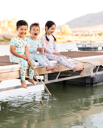 Gone Fishing Bamboo Pajama Set