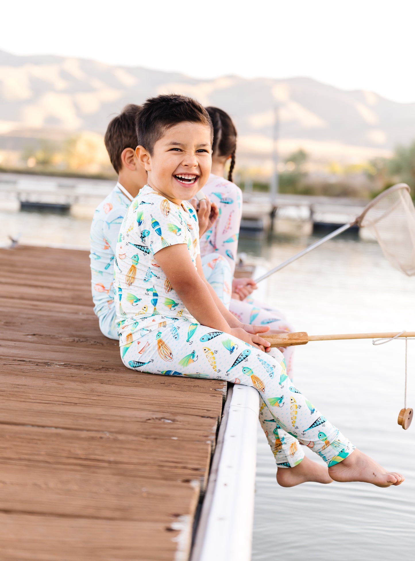 Gone Fishing Bamboo Pajama Set