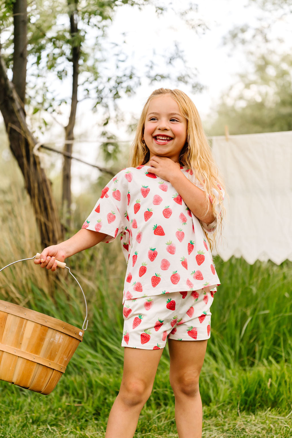 Sweet Strawberry T-Shirt Set