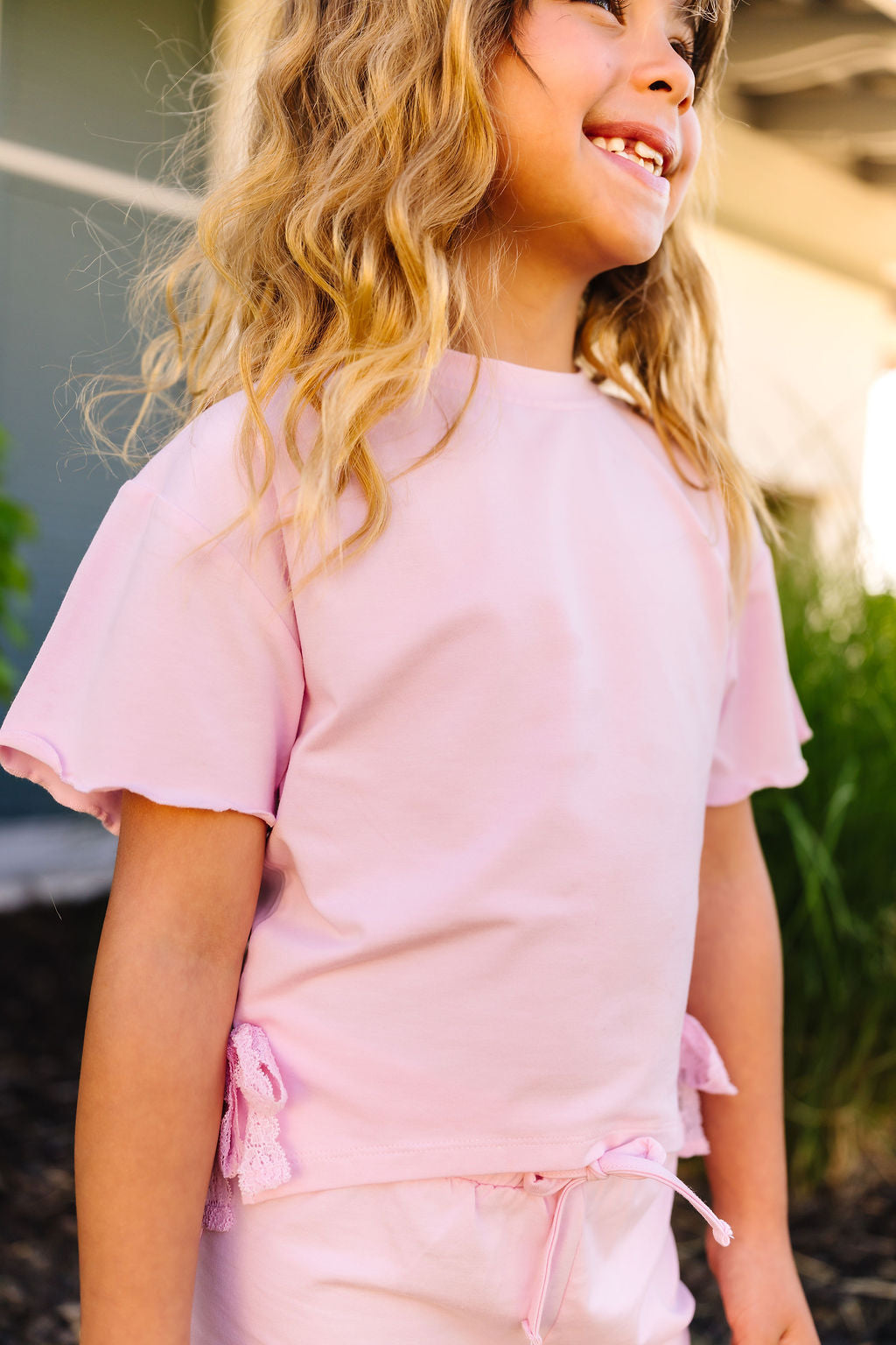 Pixie Pink Bamboo/Cotton T-Shirt Set