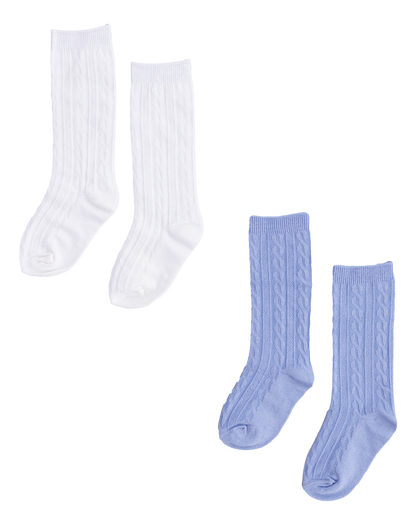 Knee-High Socks Set- SNOW AND HERON