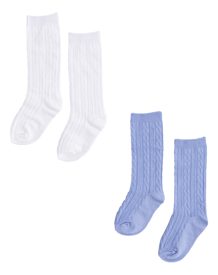Knee-High Socks Set- SNOW AND HERON