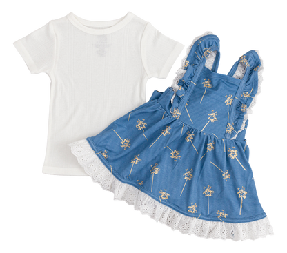 Sparkler Gold Foil Twirl Set full outfit view