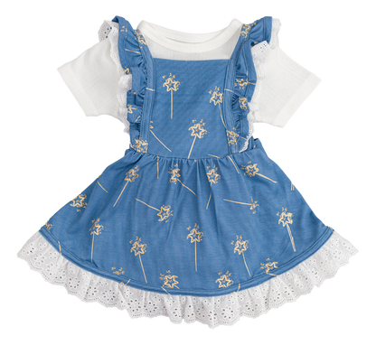 Bamboo patriotic twirl set for girls  