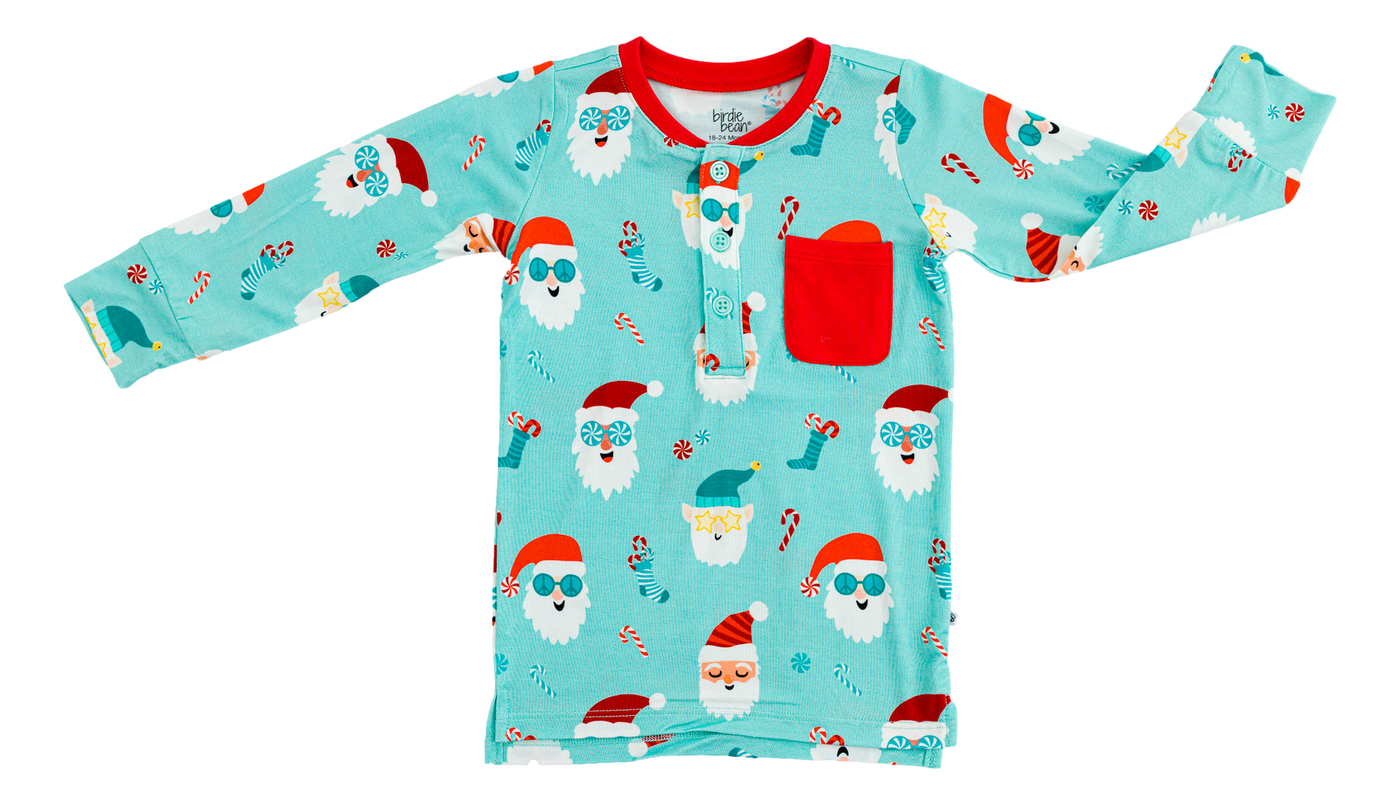 Santa Squad Henley T-Shirt