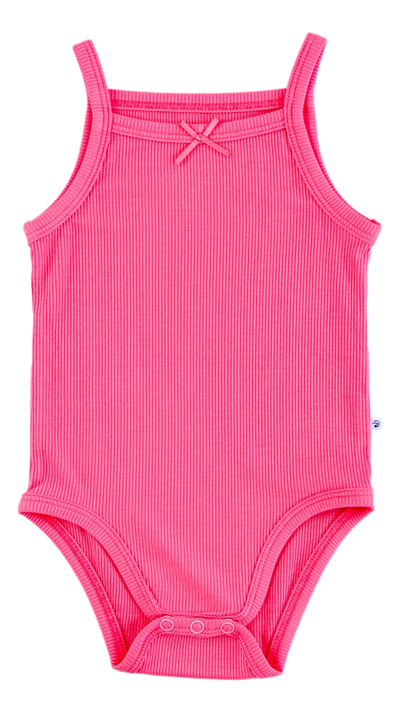 strawberry ribbed bodysuit tank