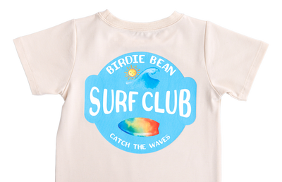 surf club bamboo/cotton graphic t-shirt