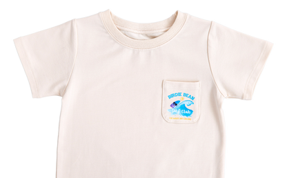 Bamboo graphic tee with front pocket