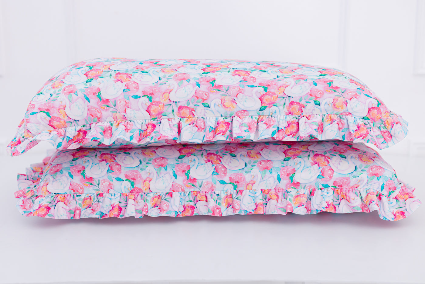 Elizabeth Ruffle Zipper Pillowcase Set