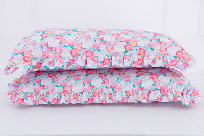 Elizabeth Ruffle Zipper Pillowcase Set